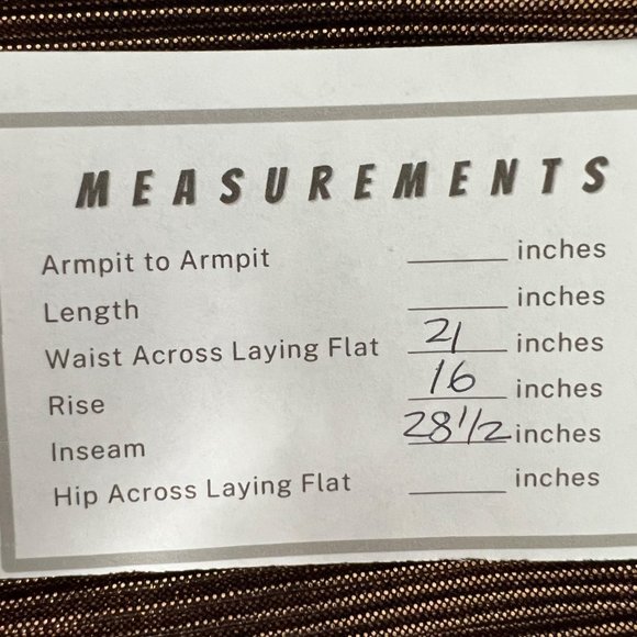 Vero Moda Curve Womens Plisse Wide Leg Pants Metallic Copper plus size 2X - Picture 13 of 13